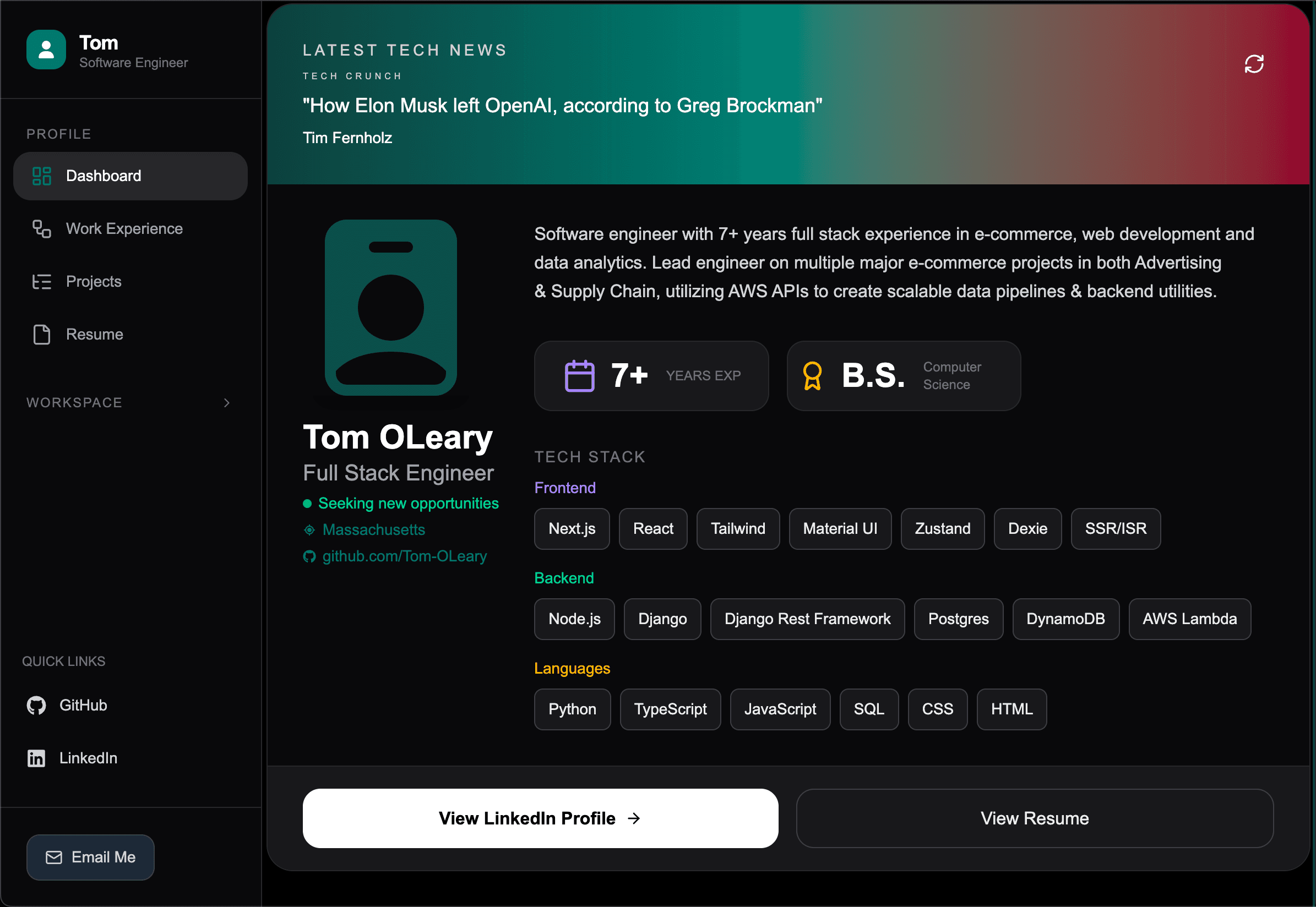 Web Portfolio (this app)