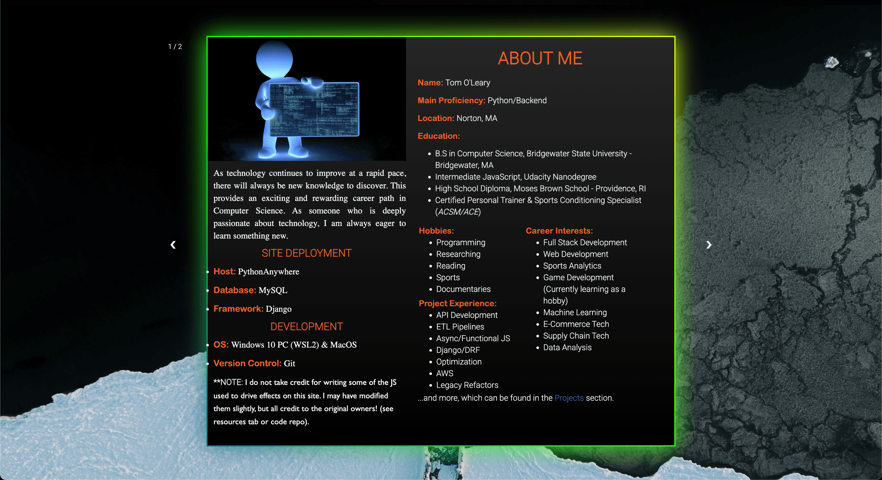 Web Portfolio (old)